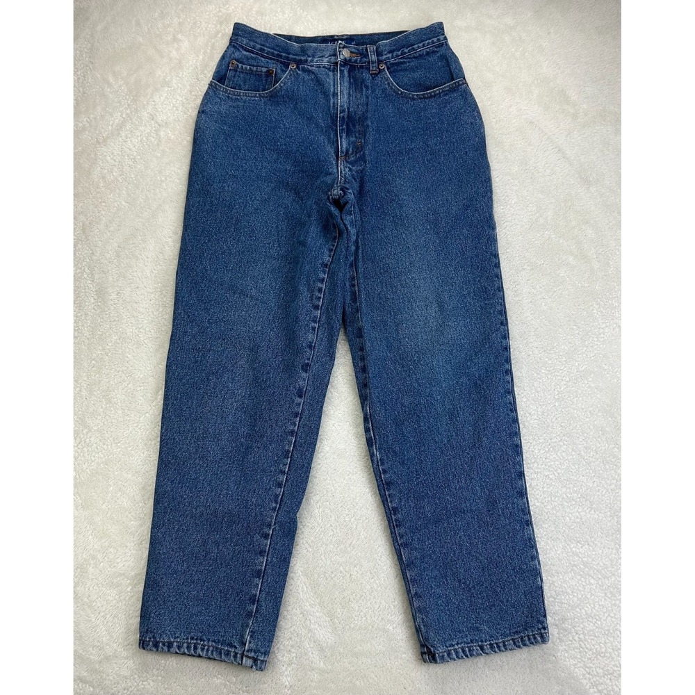 J.Crew Straight Jeans Men's 31x30 Blue Denim High Rise Flannel Lined Classic